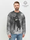 Мужской свитшот базовый / Cartoon cat