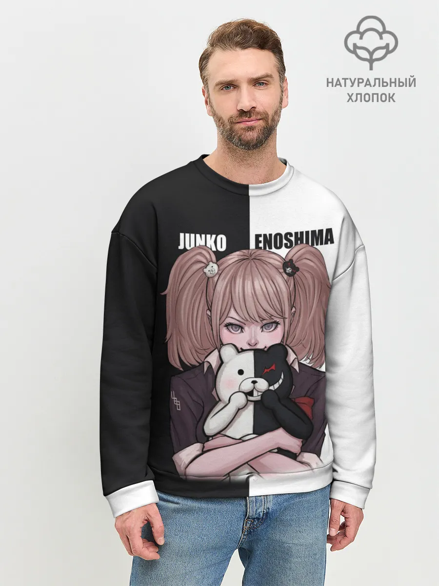 Мужской свитшот базовый / MONOKUMA / JUNKO