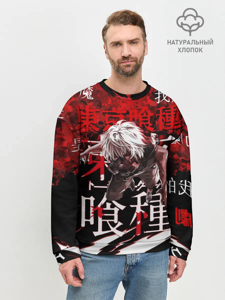 Мужской свитшот базовый / Токийский Гуль