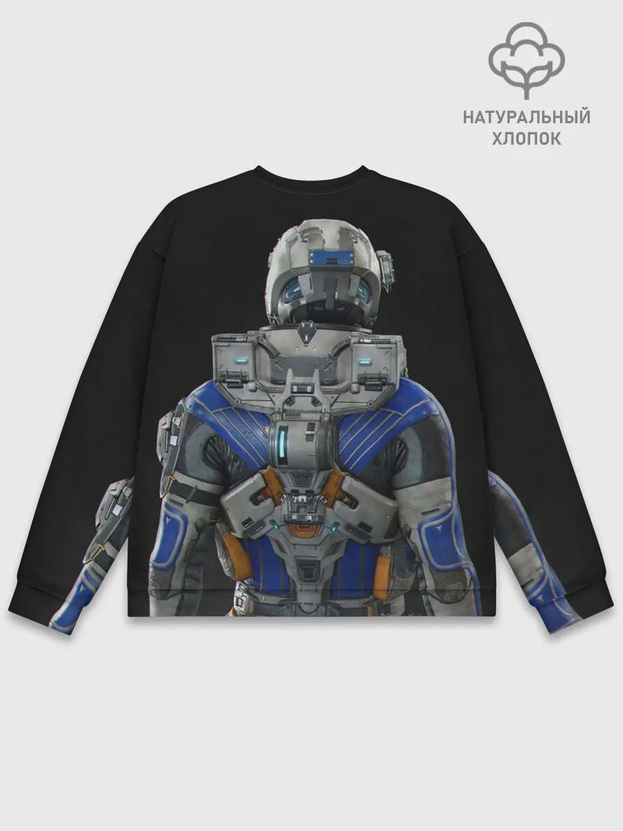 Мужской свитшот базовый / масс эффект