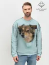 Мужской свитшот базовый / Беспородная Собака дворняга / A Dog