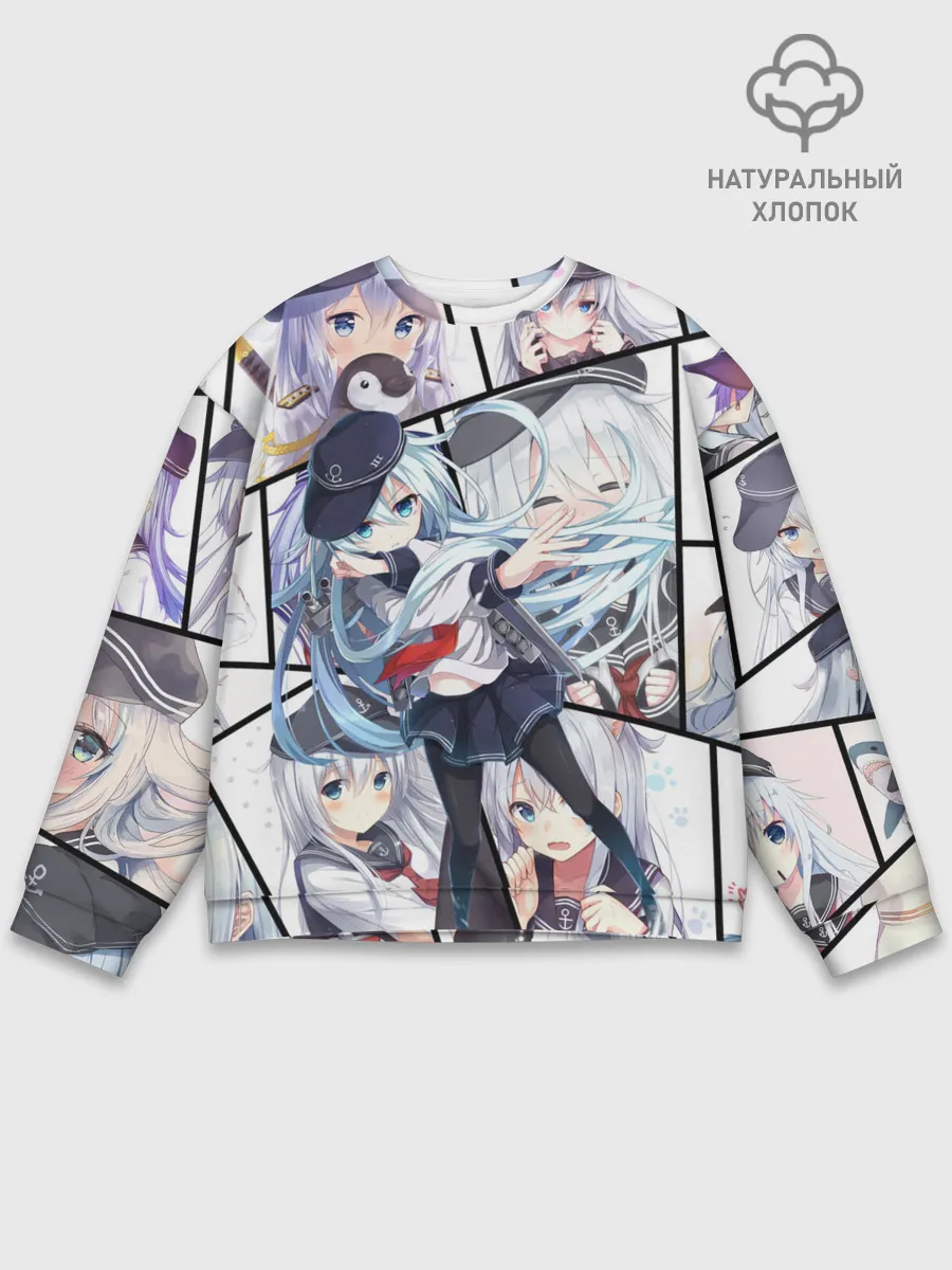 Мужской свитшот базовый / Kantai Collection: Hibiki