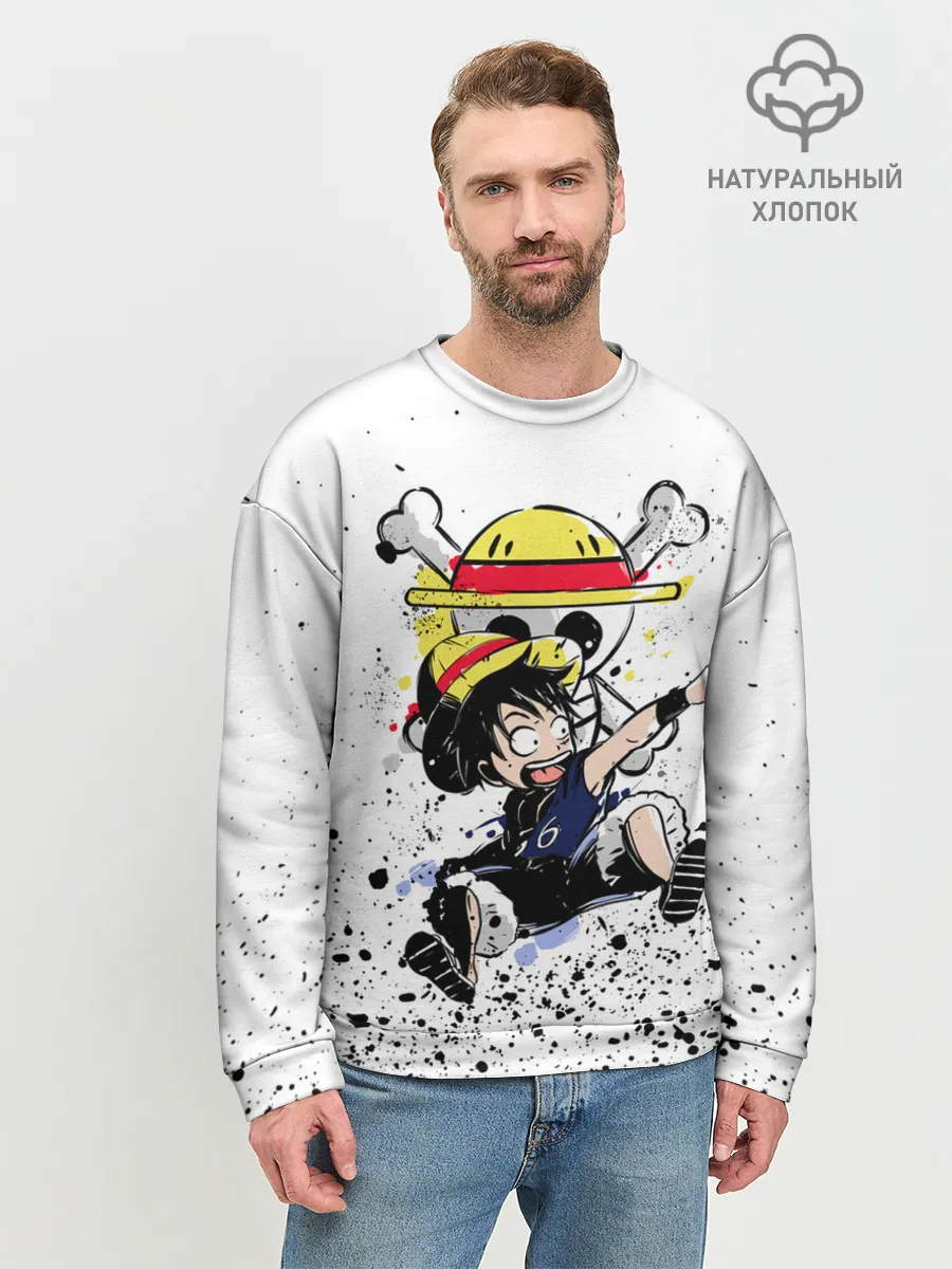 Мужской свитшот базовый / Луффи