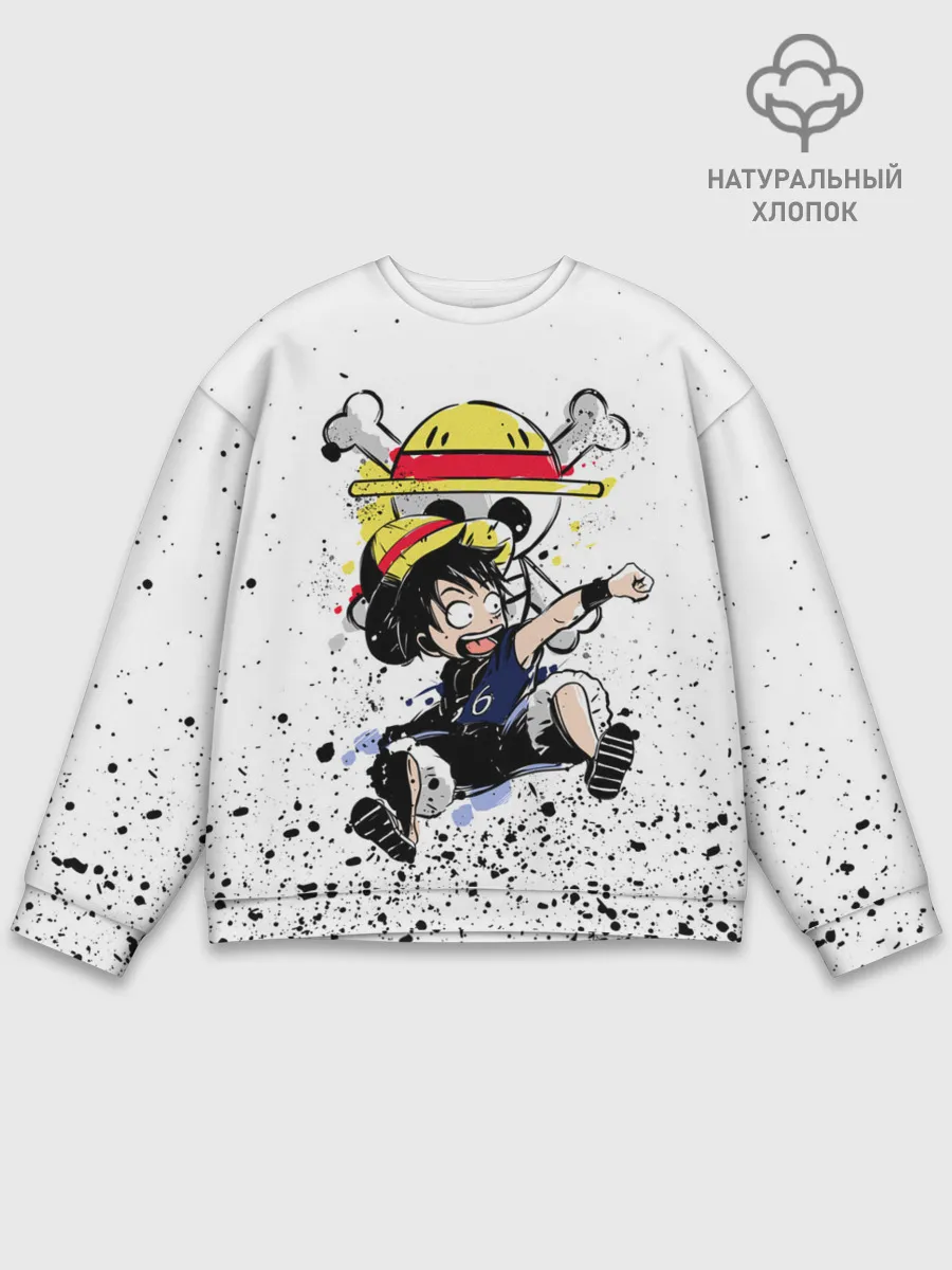 Мужской свитшот базовый / Луффи