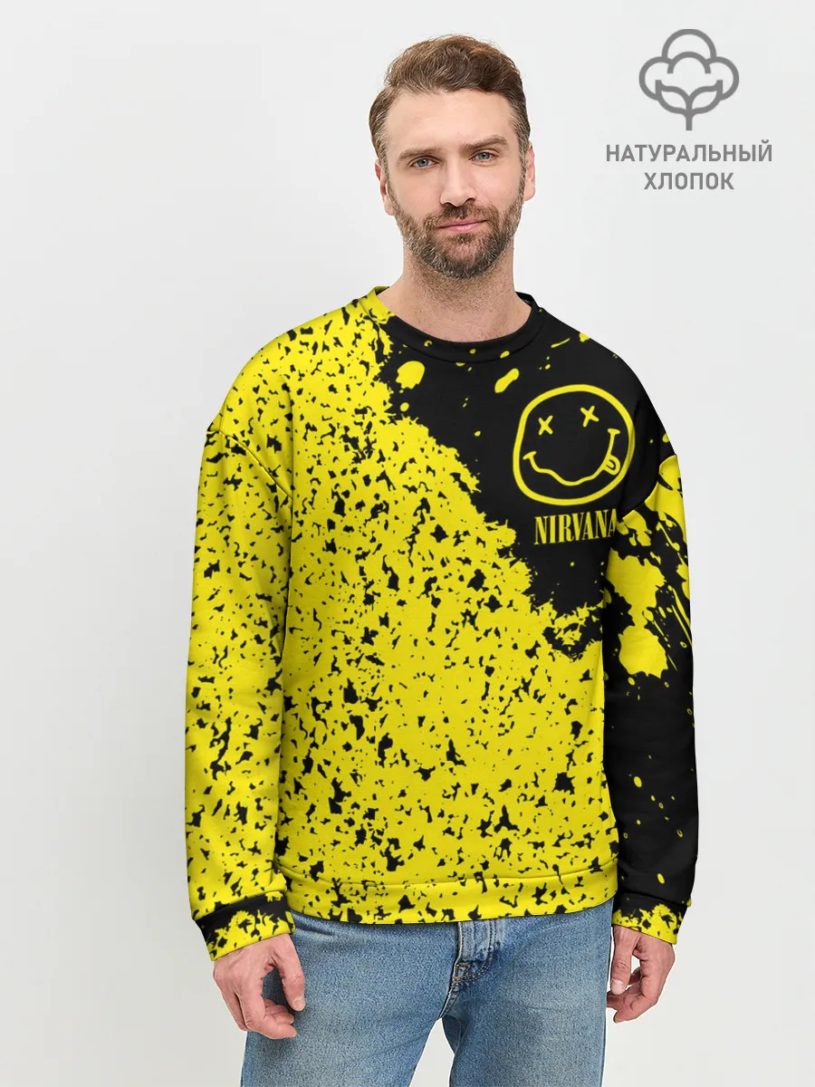 Мужской свитшот базовый / NIRVANA / НИРВАНА