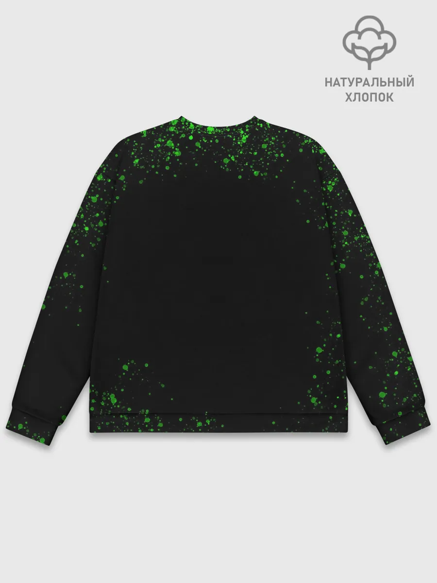 Мужской свитшот базовый / Матрица мата | Анонимус