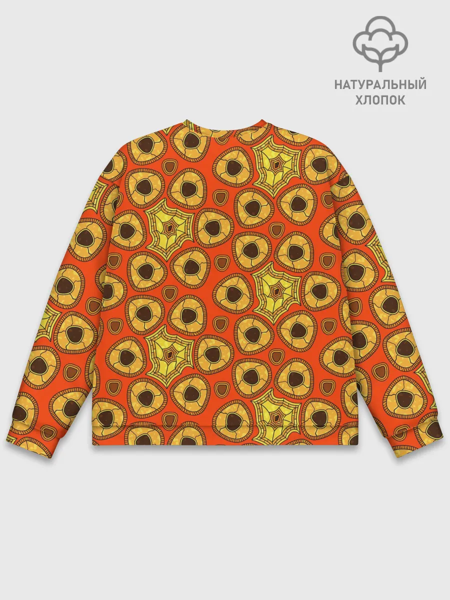 Мужской свитшот базовый / Древний африканский узор