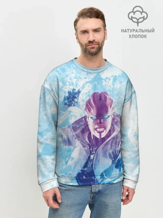 Мужской свитшот базовый / масс эффект