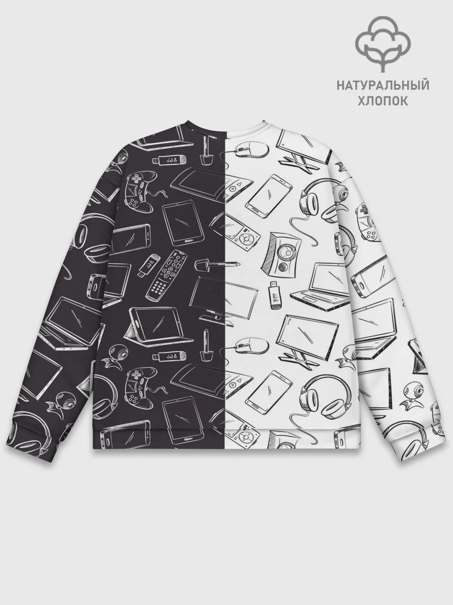 Мужской свитшот базовый / Гаджеты