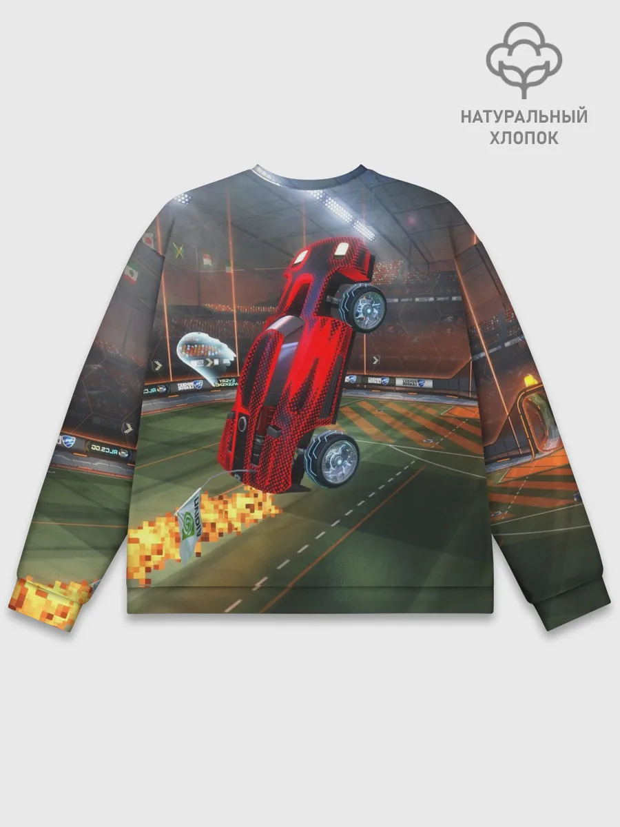 Мужской свитшот базовый / Rocket League