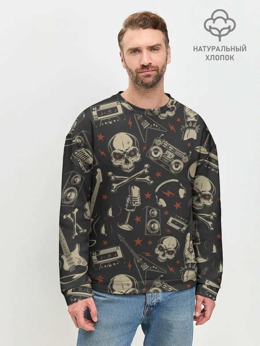 Мужской свитшот базовый / Рок-музыка