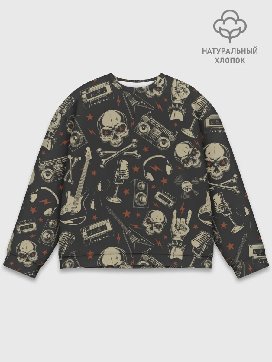 Мужской свитшот базовый / Рок-музыка