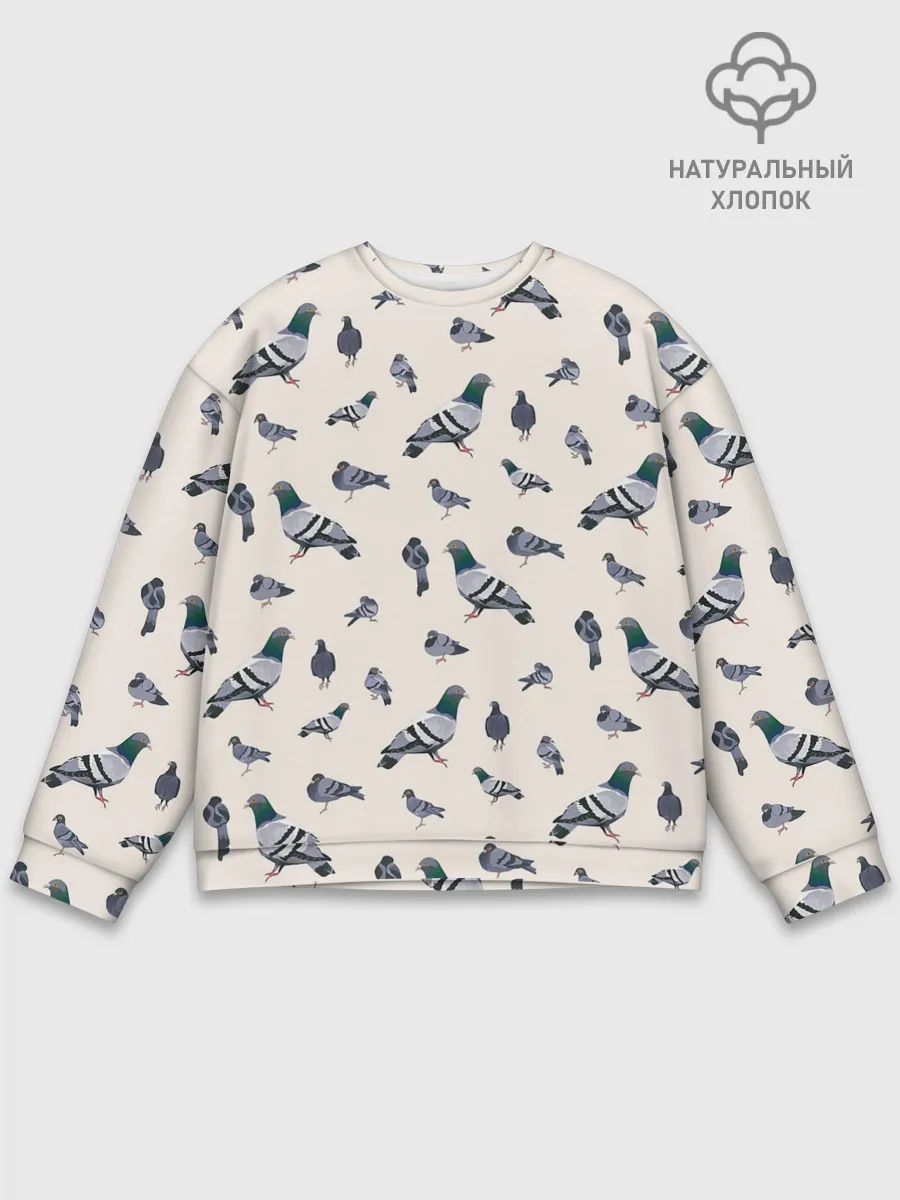 Мужской свитшот базовый / Голуби