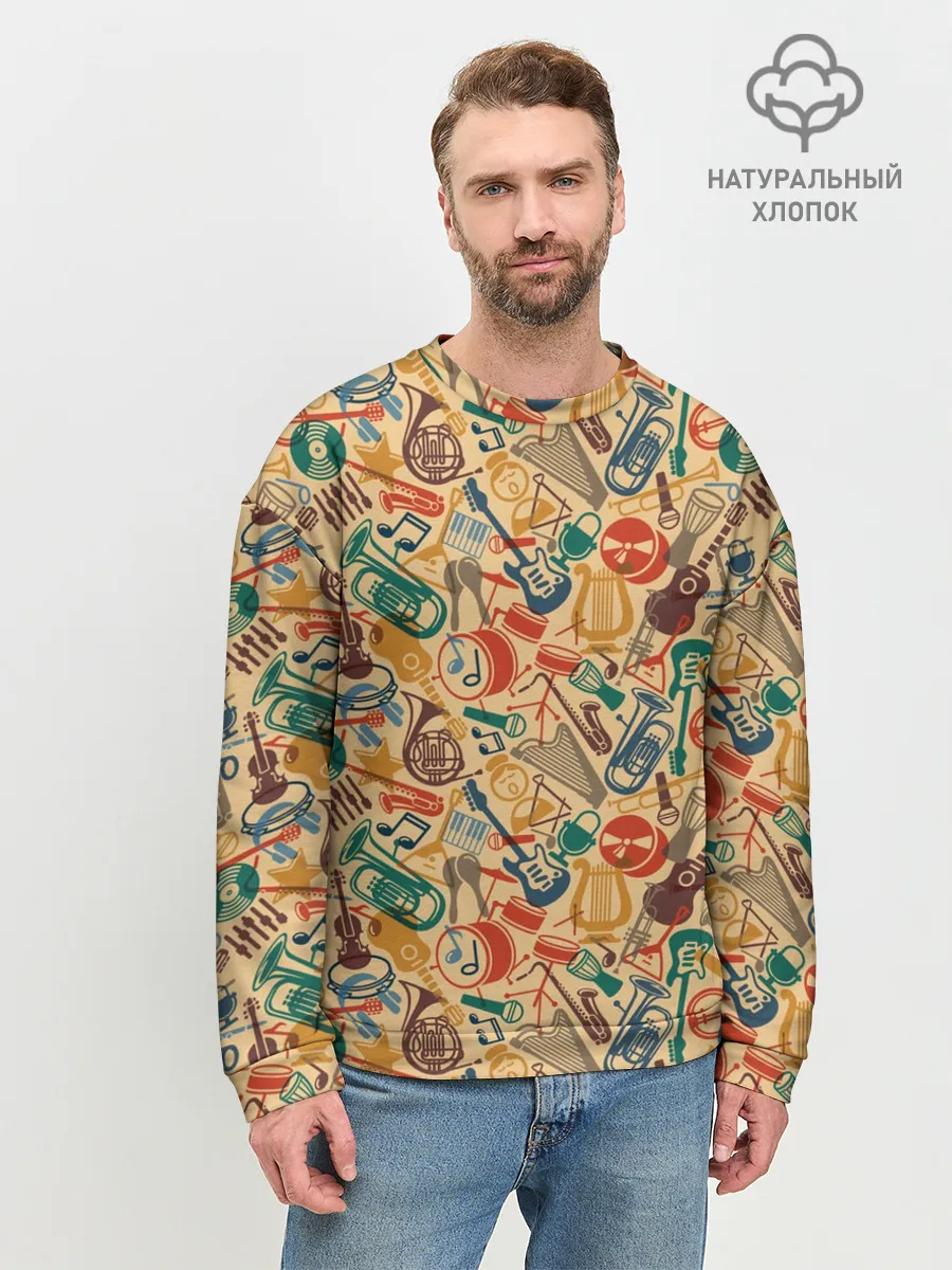 Мужской свитшот базовый / Музыка