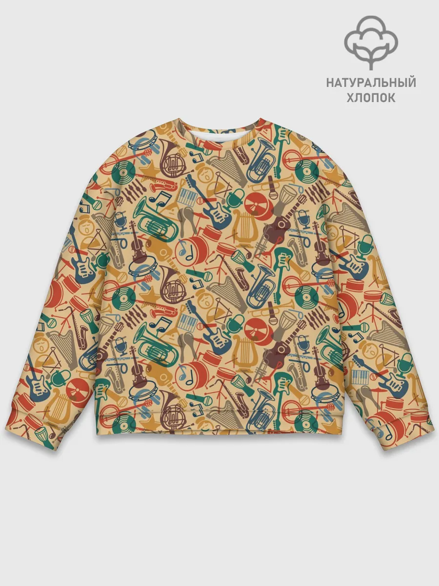 Мужской свитшот базовый / Музыка