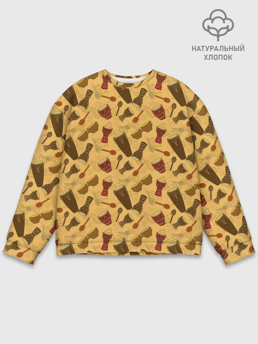 Мужской свитшот базовый / Ударные Инструменты