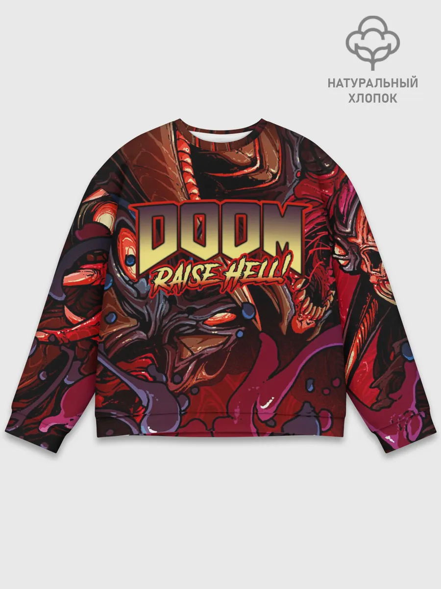 Мужской свитшот базовый / DOOM Eternal