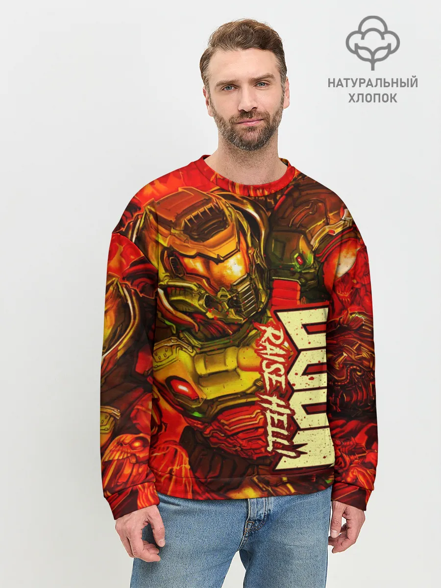 Мужской свитшот базовый / DOOM Eternal