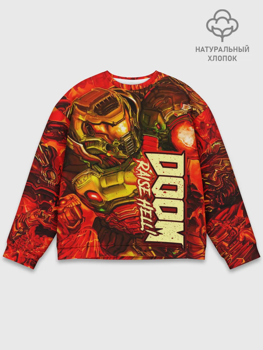 Мужской свитшот базовый / DOOM Eternal