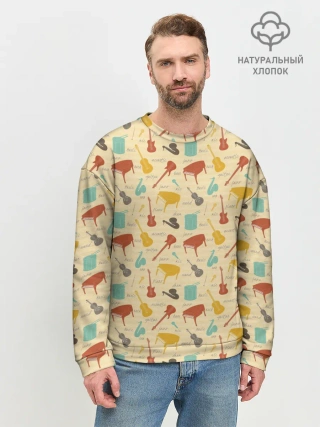 Мужской свитшот базовый / Музыкант