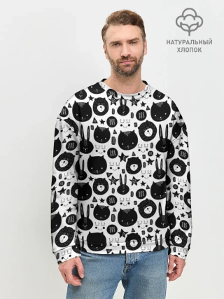 Мужской свитшот базовый / Мультяшки