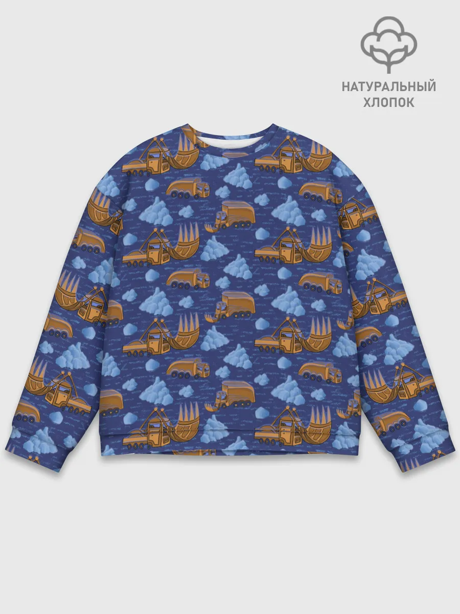 Мужской свитшот базовый / Весна, но все еще снежная.