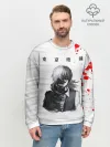 Мужской свитшот базовый / Kaneki Ken красные капли