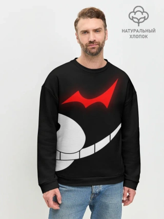 Мужской свитшот базовый / monokuma пол лица