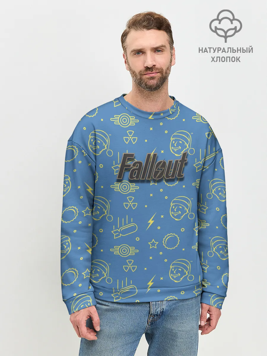 Мужской свитшот базовый / Фаллаут Арт