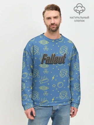 Мужской свитшот базовый / Фаллаут Арт