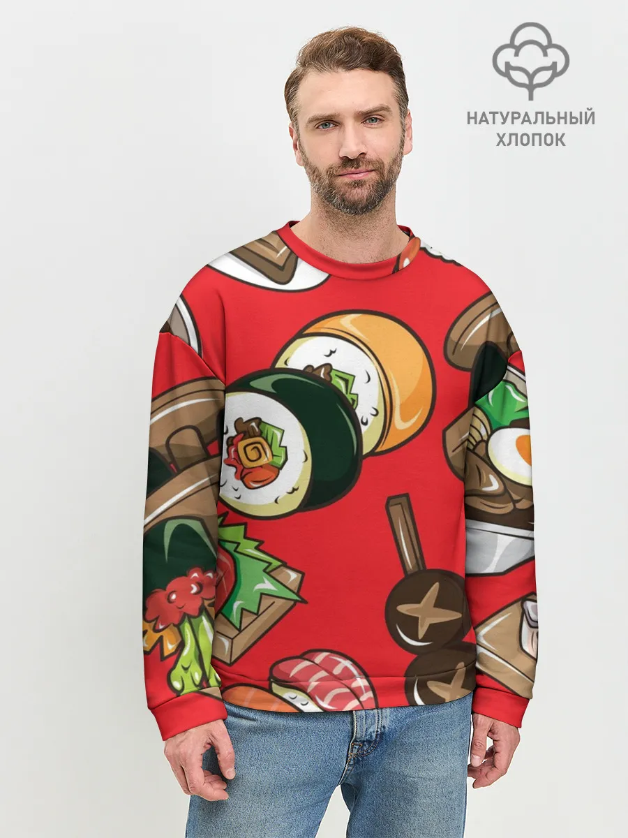 Мужской свитшот базовый / Еда