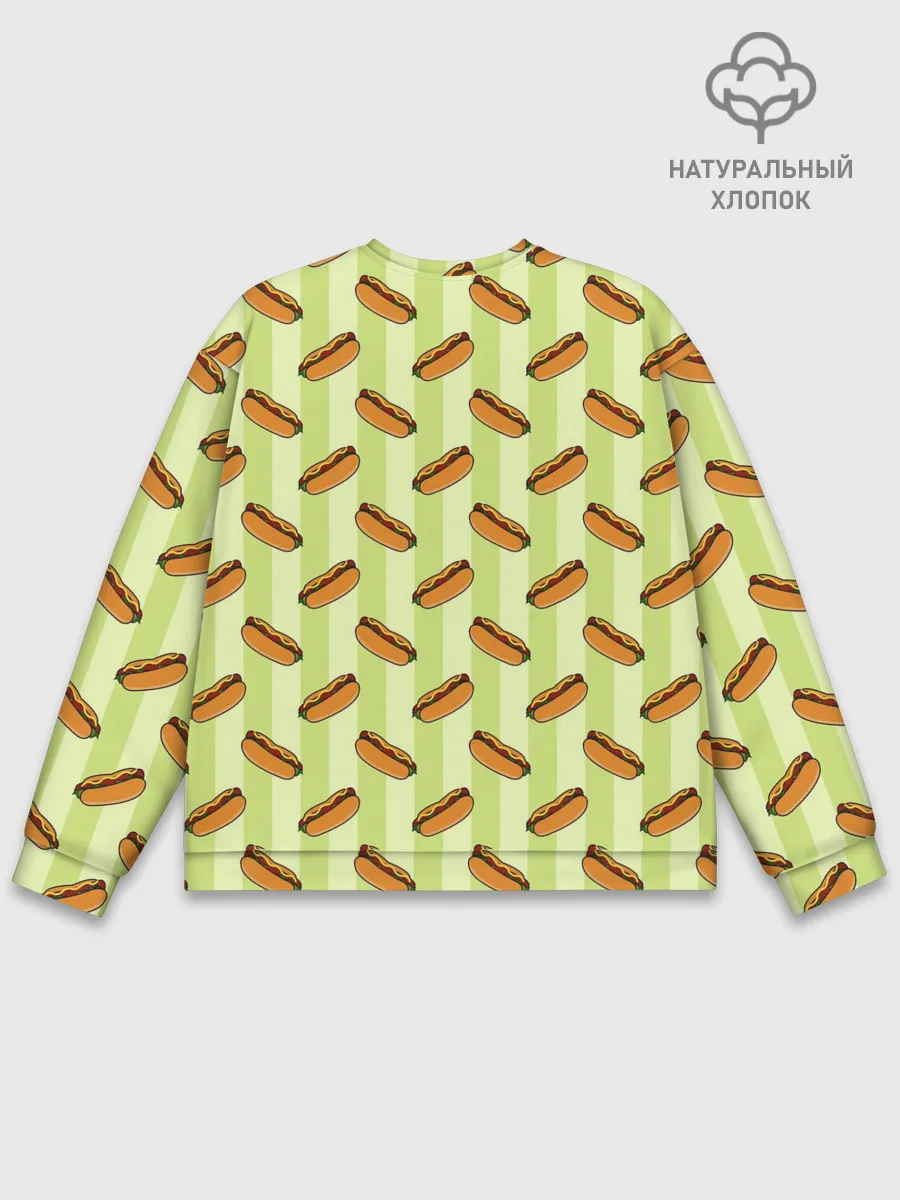 Мужской свитшот базовый / Хотдог