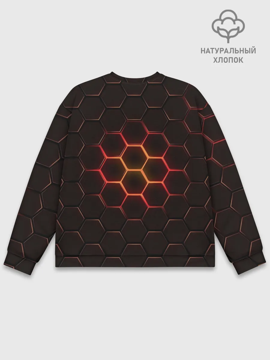 Мужской свитшот базовый / Техно Соты
