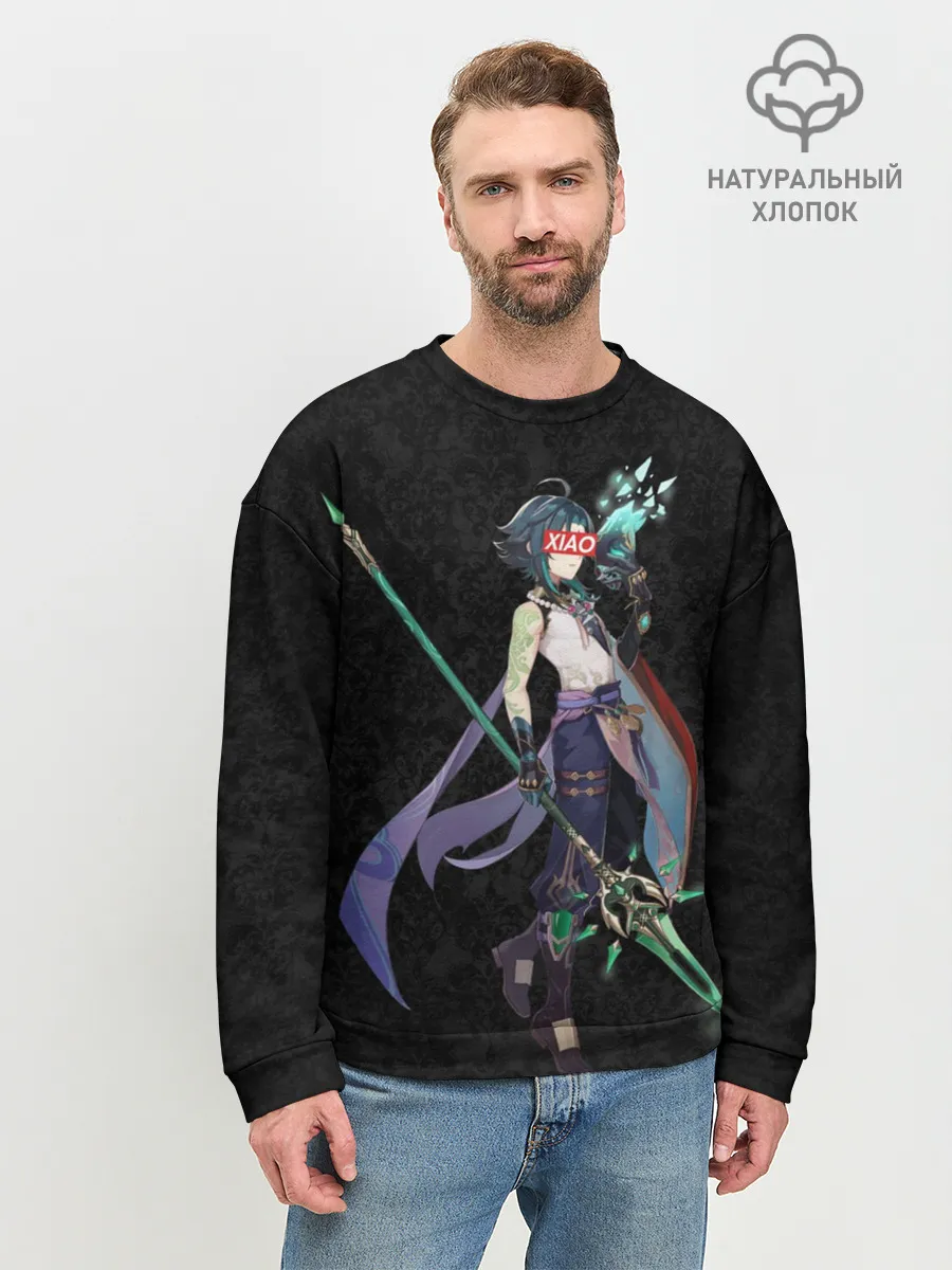 Мужской свитшот базовый / Genshin Impact XIAO