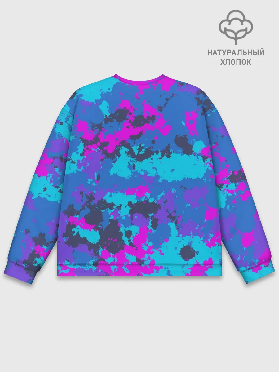 Мужской свитшот базовый / Неоновые краски