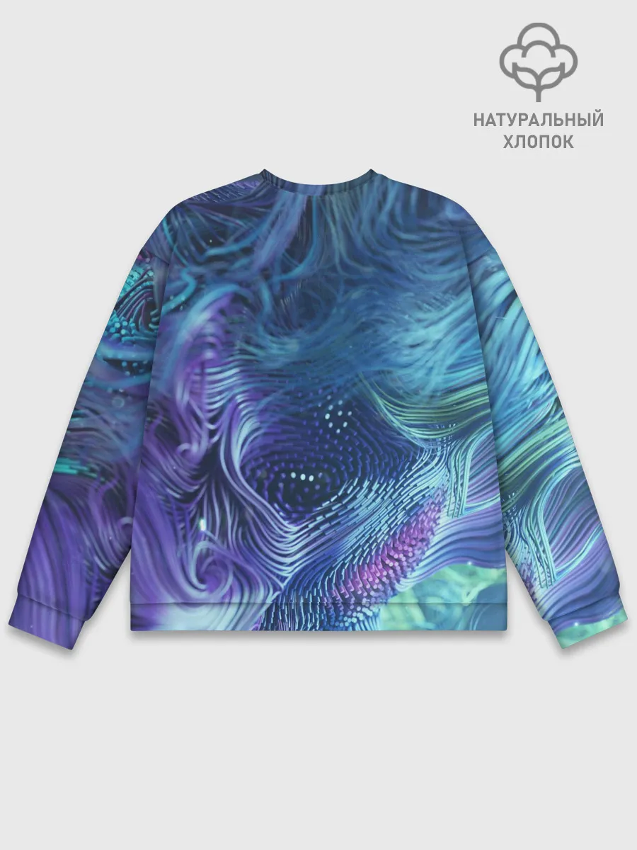 Мужской свитшот базовый / Абстракция