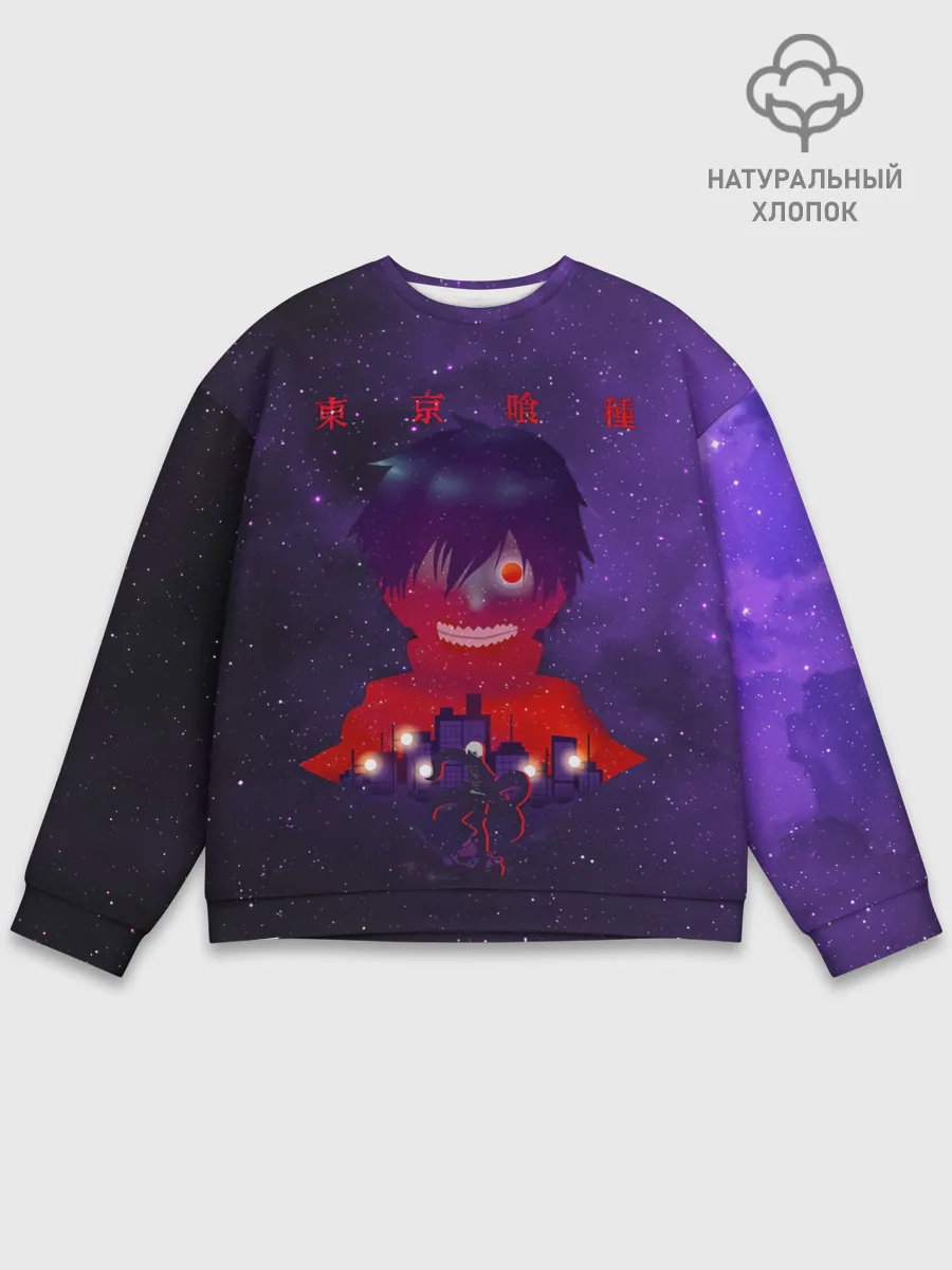 Мужской свитшот базовый / Канеки над Токио