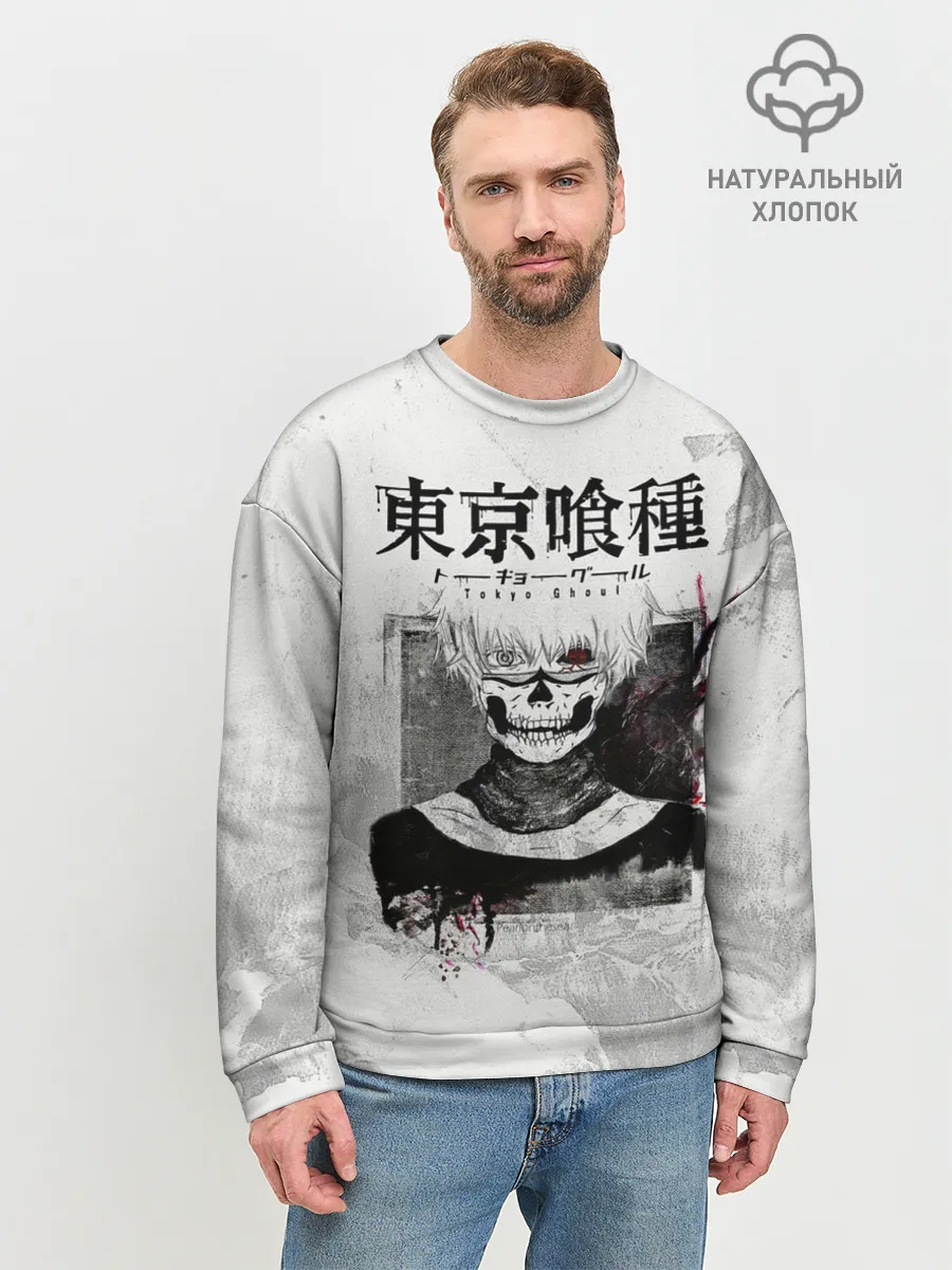 Мужской свитшот базовый / Канеки Кен | Kaneki Ken