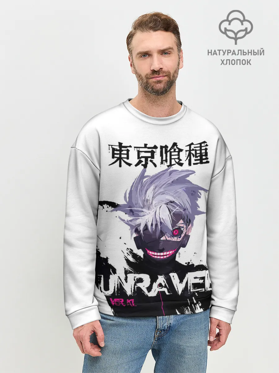 Мужской свитшот базовый / UNRAVEL VER KL Tokyo Ghoul
