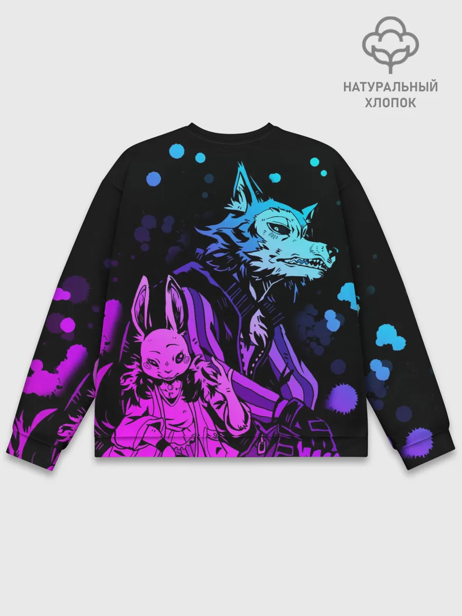 Мужской свитшот базовый / BEASTARS, Легоши и Хару