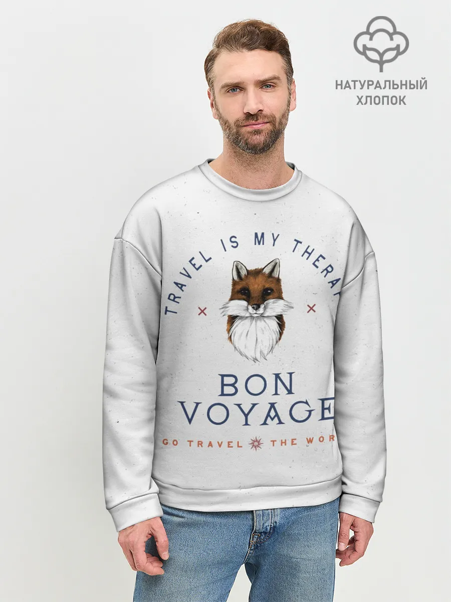 Мужской свитшот базовый / Fox traveler