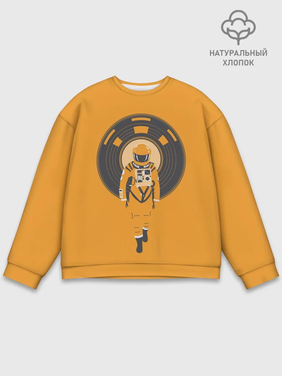 Мужской свитшот базовый / Космонавт
