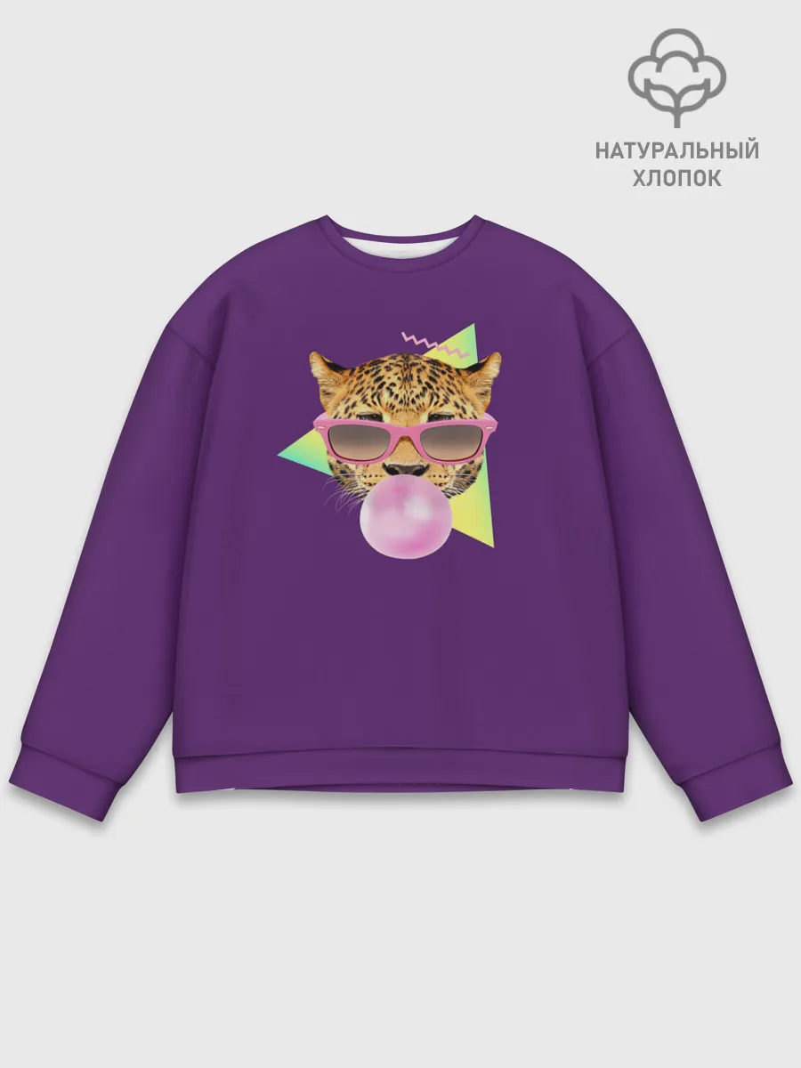 Мужской свитшот базовый / Тигр БАБЛ ГАМ