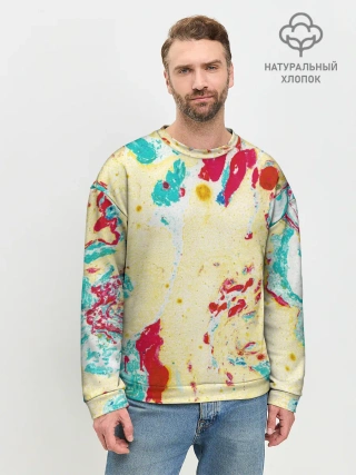 Мужской свитшот базовый / Текстура