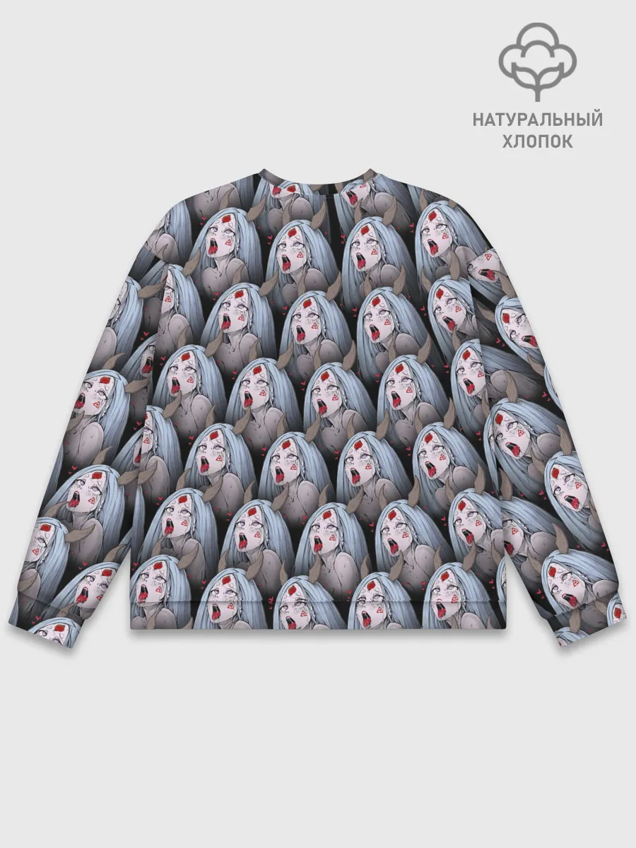 Мужской свитшот базовый / Kaguya Ahegao