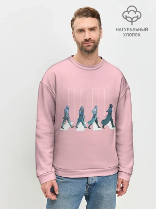 Мужской свитшот базовый / Dark souls x Beatles