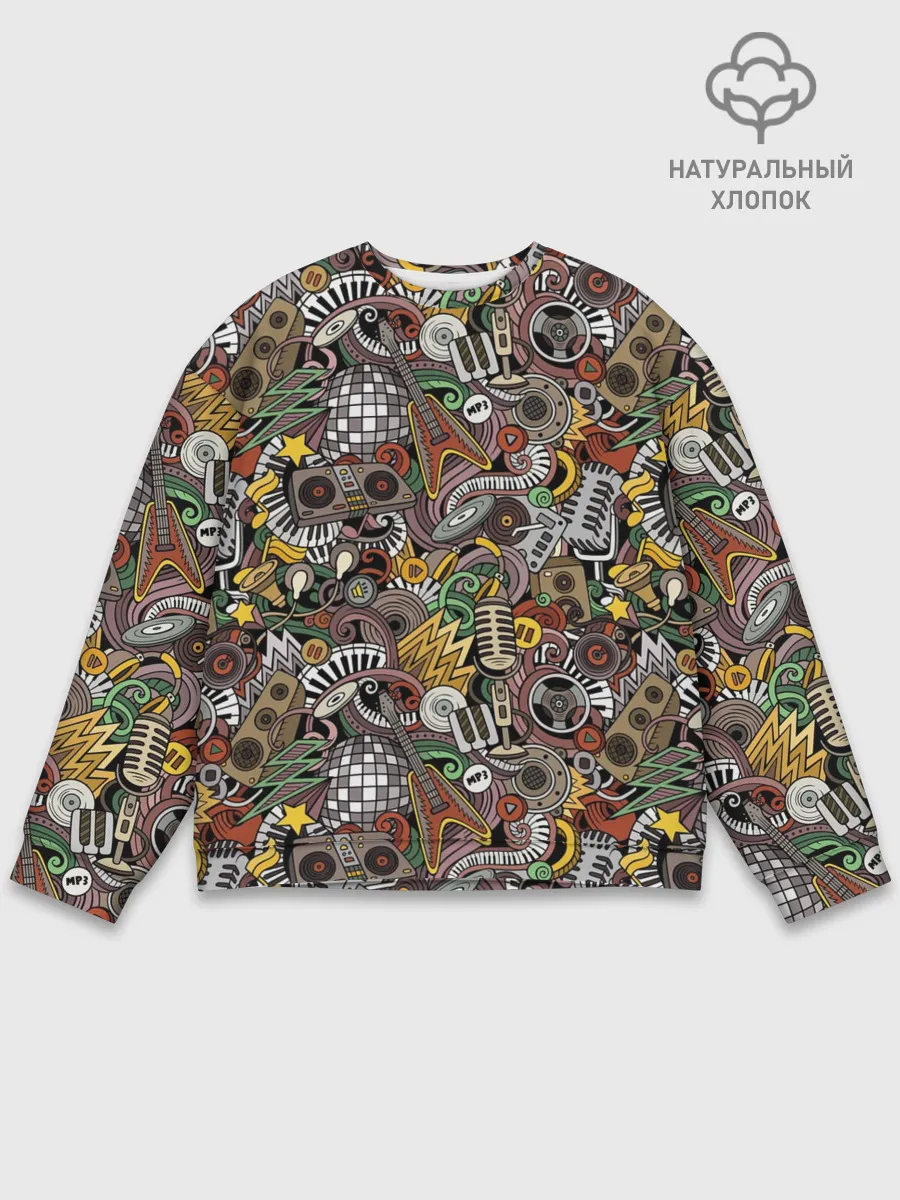 Мужской свитшот базовый / Музыка