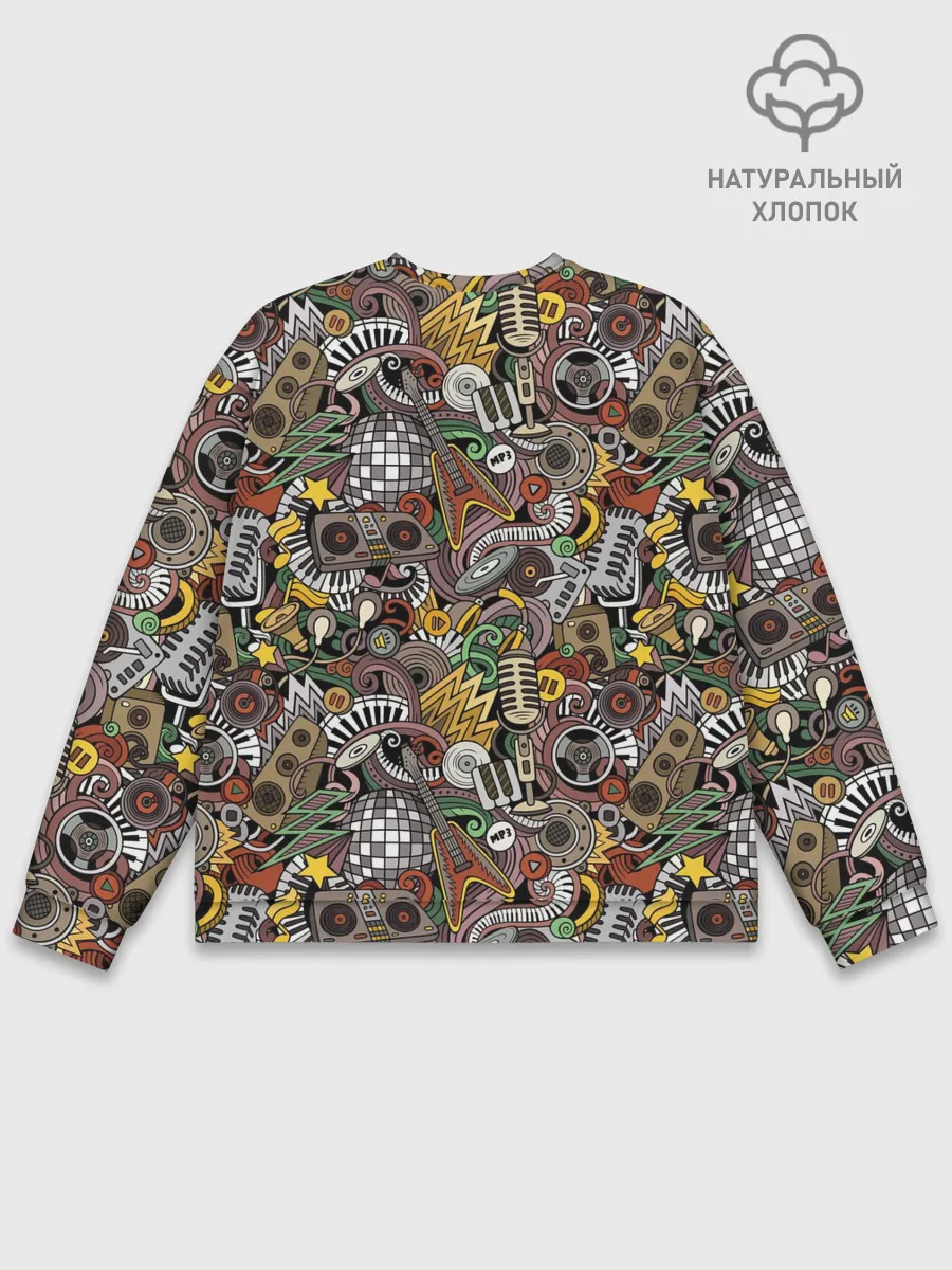 Мужской свитшот базовый / Музыка