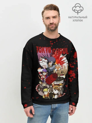 Мужской свитшот базовый / Токийский Гуль. Персонажи