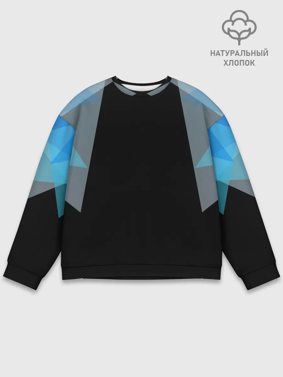 Мужской свитшот базовый / Геометрия